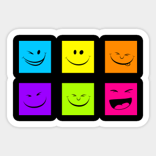 Happy Mood Face Sticker